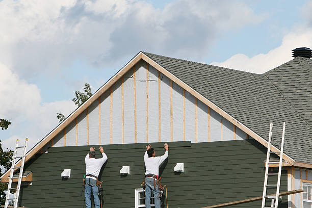Professional Emergency Siding Repair technician working in Osterburg, PA
